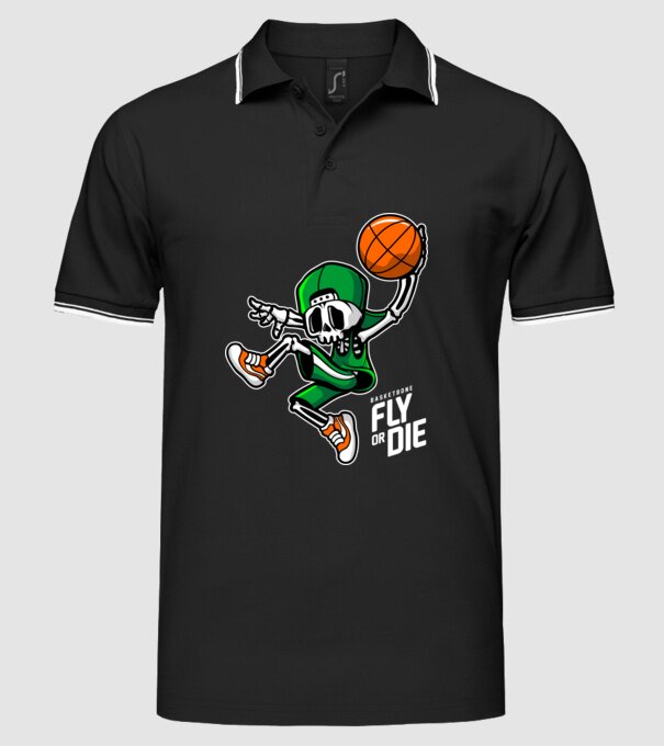 Graffiti model negru pe tricou