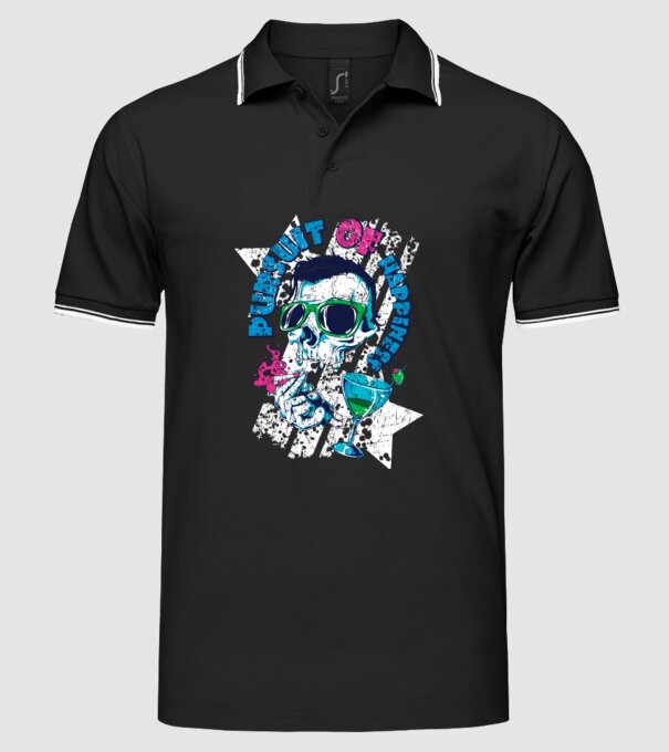 Graffiti model negru pe tricou
