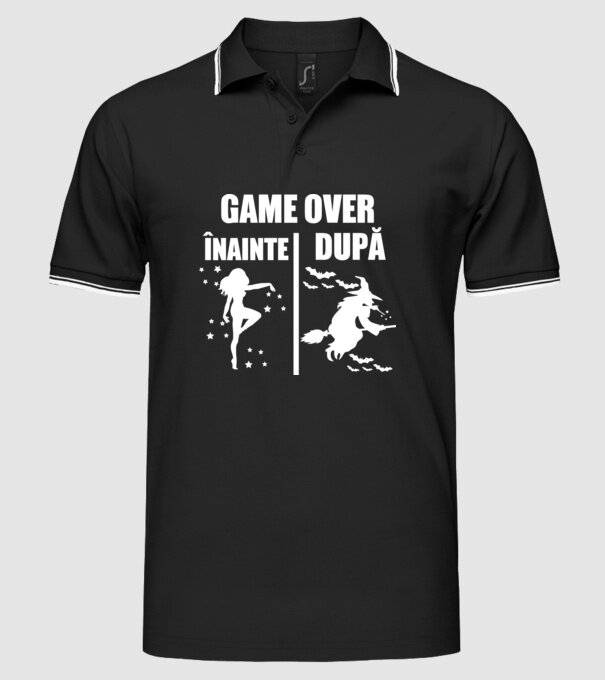 înainte - după model negru pe tricou