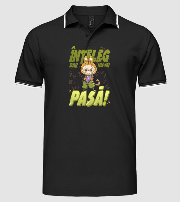 Înțeleg dar nu-mi pasă! model negru pe tricou