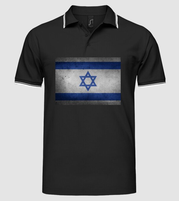 ISRAEL model negru pe tricou