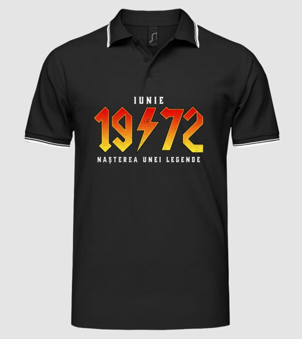 Iunie - 1972 - nașterea unei legende model negru pe tricou