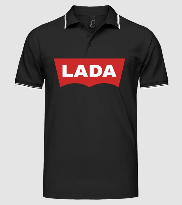Lada Levis model negru pe tricou