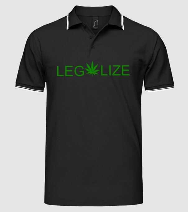 Legalize model negru pe tricou