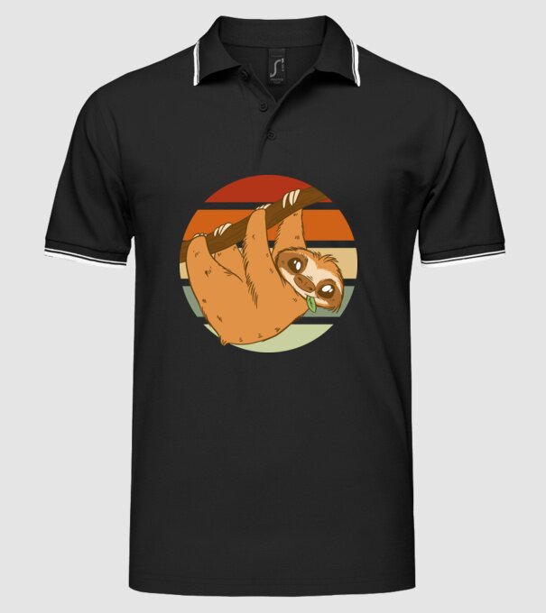 Leneș model negru pe tricou