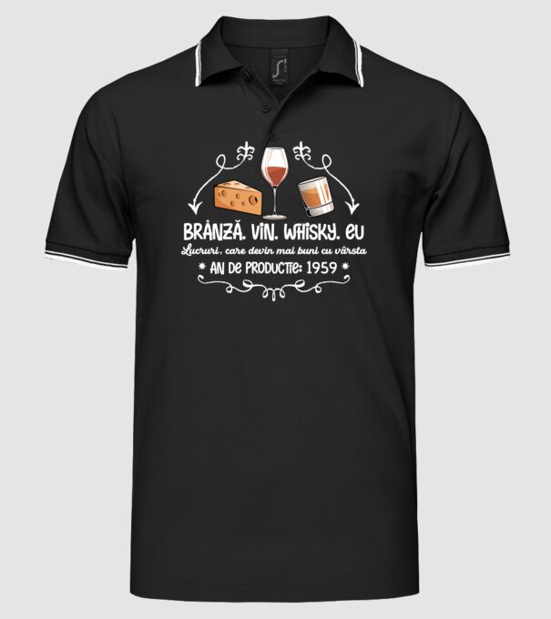 Lucruri, care devin mai buni cu vârsta 1959 65 de ani model negru pe tricou
