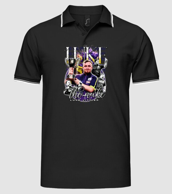 Luke the nuke model negru pe tricou
