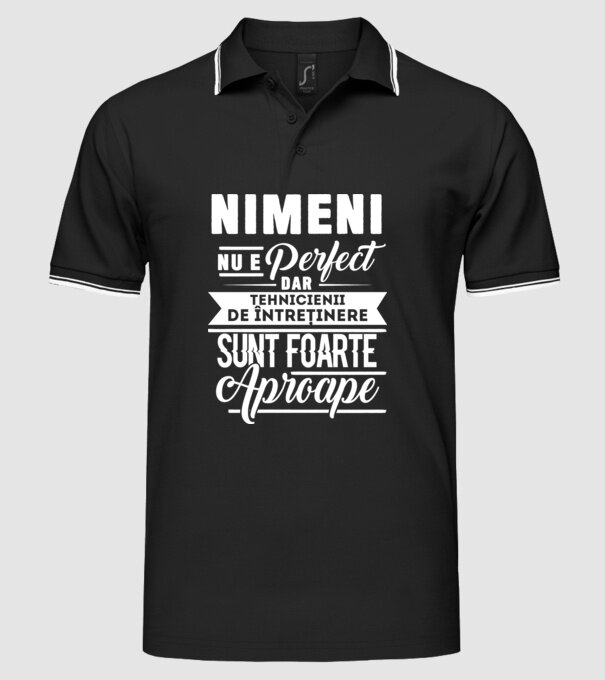Nimeni nu e perfect, dar tehnicienii de întreținere sunt foarte aproape model negru pe tricou