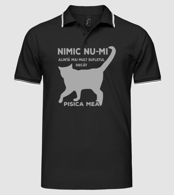 Nimic nu-mi alintă mai mult sufletul decât pisica mea model negru pe tricou