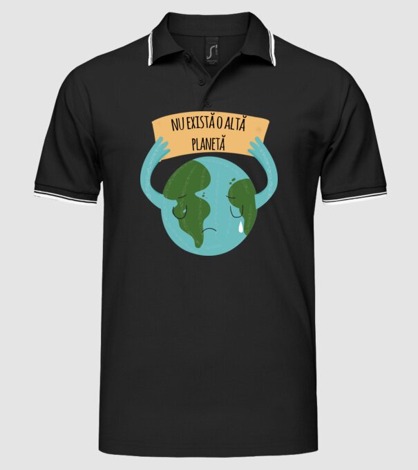 nu există o altă planetă model negru pe tricou