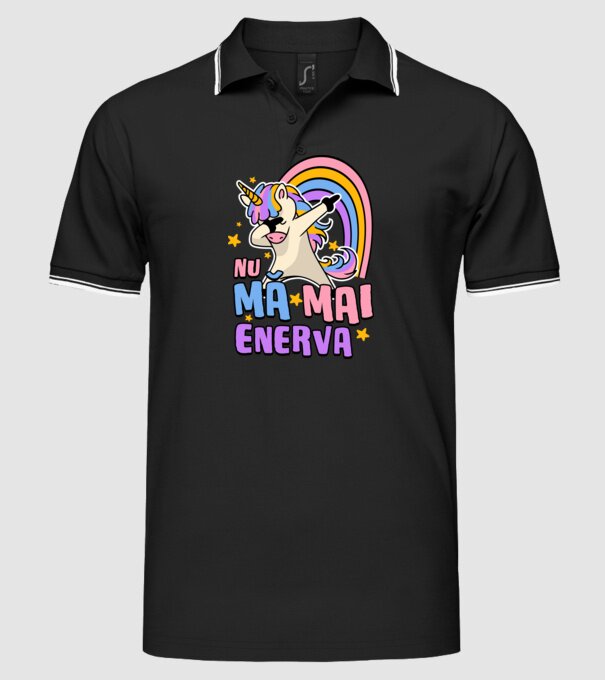 Nu mă mai enerva model negru pe tricou