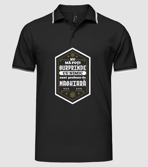 Nu mă poți surprinde cu nimic, sunt profesor de MAGHIARĂ model negru pe tricou