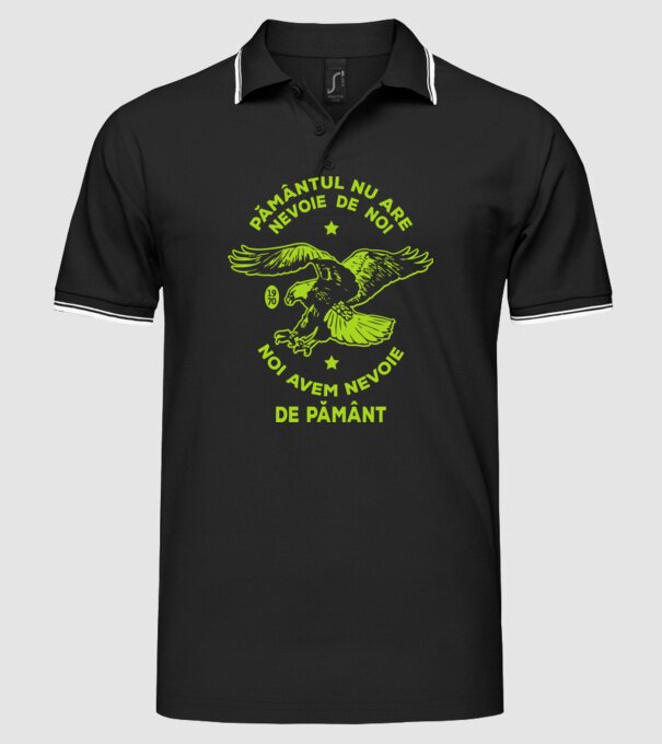 pământul nu are nevoie de noi, noi avem nevoie de Pământ - Ziua Pământului model negru pe tricou