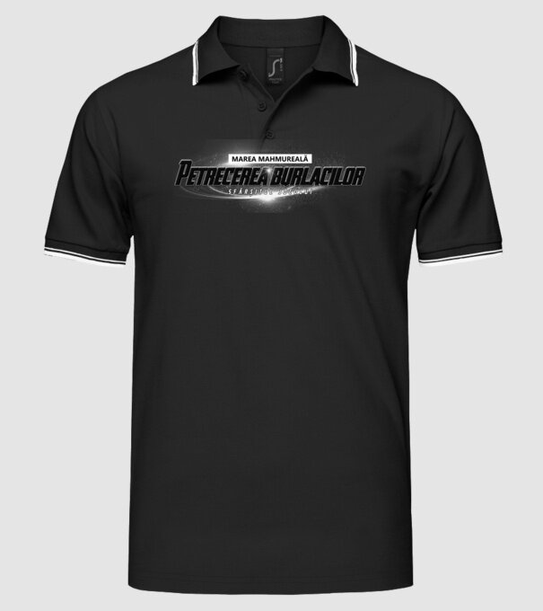 Petrecere de burlac Sfârșitul jocului model negru pe tricou