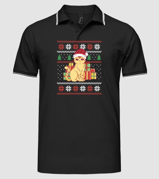 Pisici model negru pe tricou