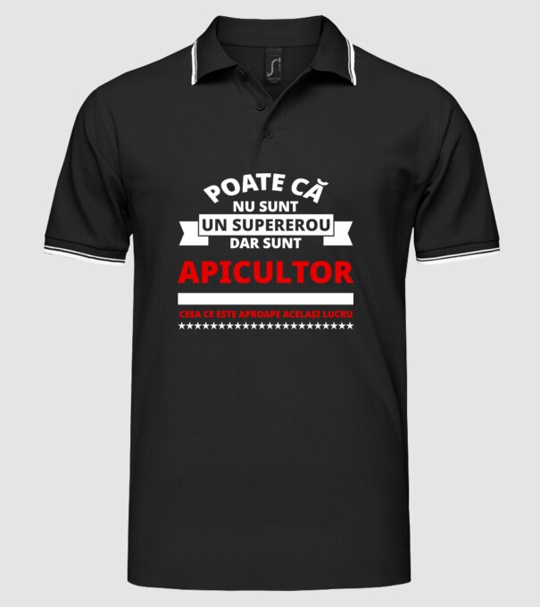 Poate că nu sunt un supererou, dar sunt APICULTOR, ceea ce este aproape același lucru model negru pe tricou