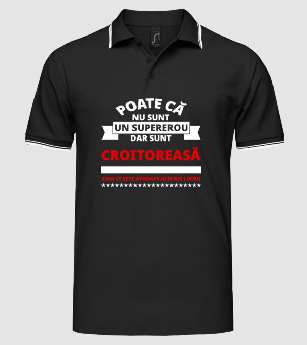 poate că nu sunt un supererou, dar sunt croitoreasă, ceea ce este aproape același lucru model negru pe tricou