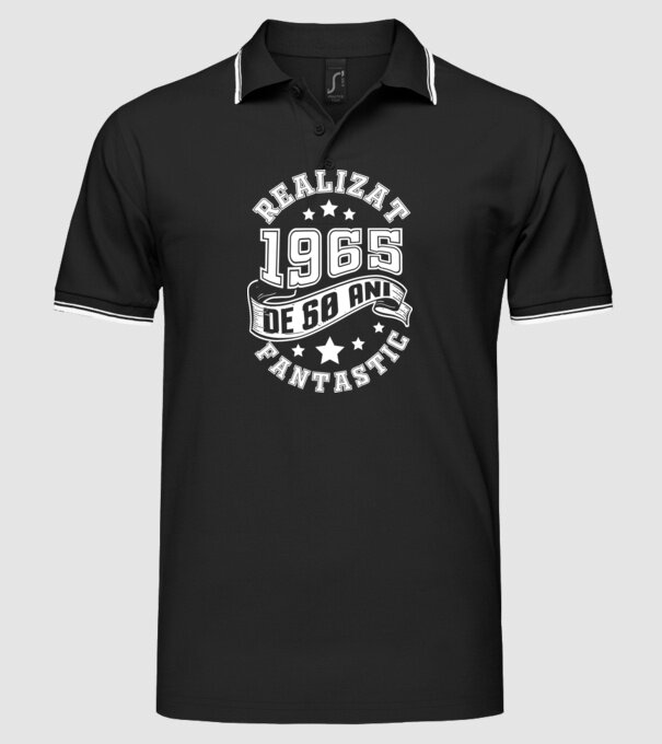 Realizat de fantastic - 1965 model negru pe tricou