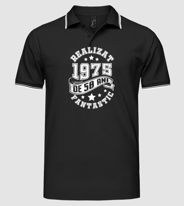 Realizat de fantastic - 1975 model negru pe tricou