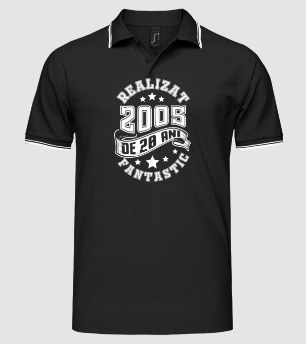 Realizat de fantastic - 2005 model negru pe tricou
