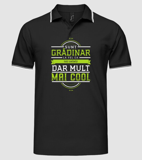 sunt grădinar, la fel ca toți ceilalți, dar mult mai cool model negru pe tricou