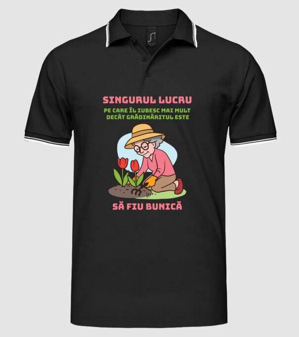 Singurul lucru model negru pe tricou