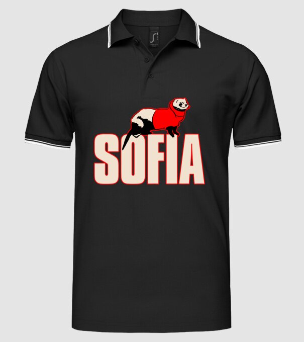 sofia la casa de papel model negru pe tricou