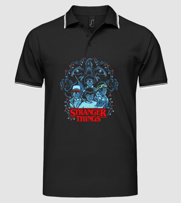 ST model negru pe tricou