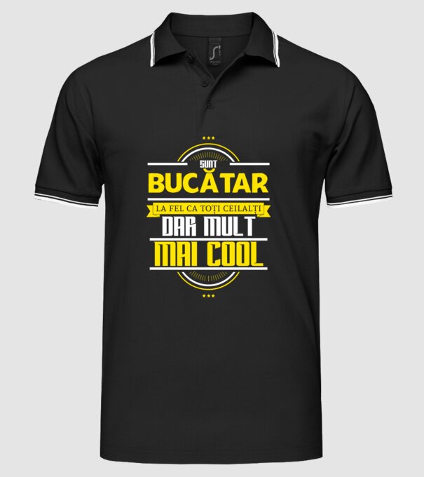 Sunt bucătar, la fel ca toți ceilalți, dar mult mai cool model negru pe tricou