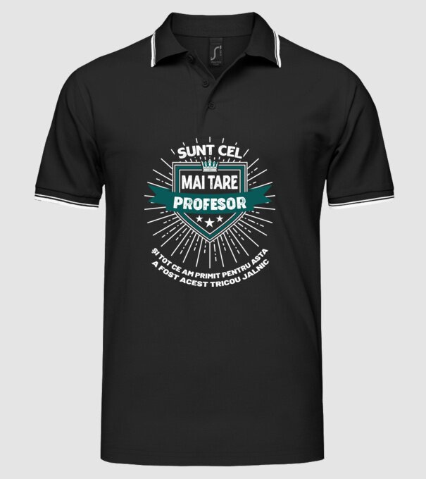 Sunt cel mai tare profesor și tot ce am primit pentru asta a fost acest tricou jalnic model negru pe tricou