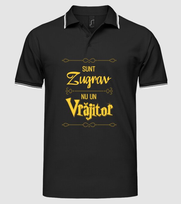 Sunt zugrav, nu un vrăjitor model negru pe tricou