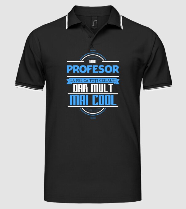Sunt profesor, la fel ca toți ceilalți, dar mult mai cool model negru pe tricou