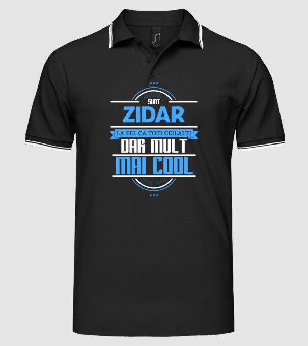 Sunt zidar, la fel ca toți ceilalți, dar mult mai cool model negru pe tricou