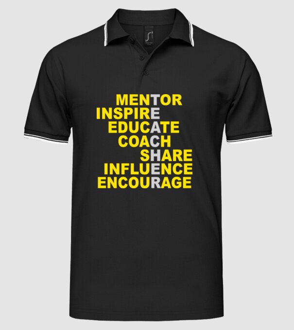 T E A C H E R model negru pe tricou