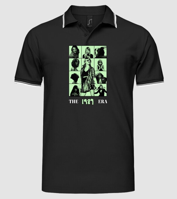 Taylor Swift ERAS green model negru pe tricou
