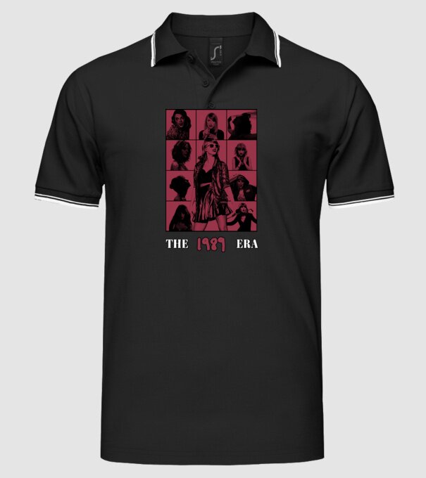 Taylor Swift ERAS red model negru pe tricou