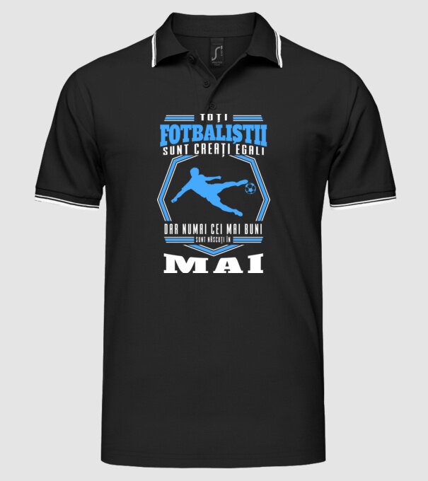 Toți fotbaliștii sunt creați egali, dar numai cei mai buni sunt născuți în mai model negru pe tricou