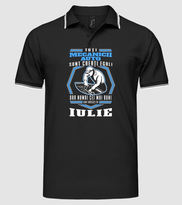 Toți mecanicii auto sunt creați egali, dar numai cei mai buni sunt născuți în iulie model negru pe tricou