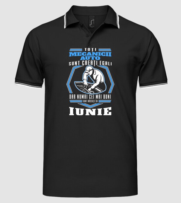 Toți mecanicii auto sunt creați egali, dar numai cei mai buni sunt născuți în iunie model negru pe tricou