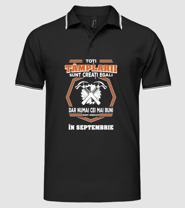 toți tâmplarii sunt creați egali_septembrie model negru pe tricou