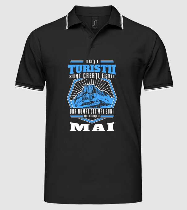 Toți amatorii de drumeții sunt creați egali, dar numai cei mai buni sunt născuți în mai model negru pe tricou