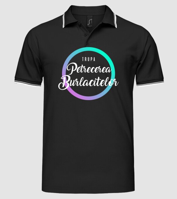 trupa petrecerea burlăcitelor model negru pe tricou