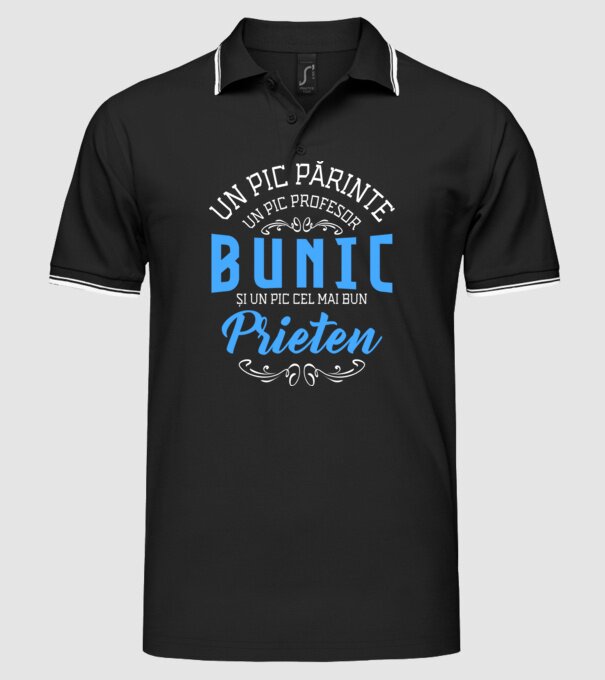 Un pic părinte, un pic profesor - bunic - și un pic cel mai bun prieten model negru pe tricou