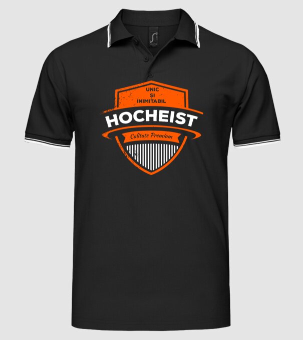 HOCHEIST unic și inimitabil calitate premium model negru pe tricou
