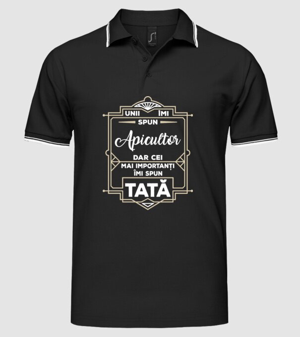 unii îmi spun apicultor, dar cei mai importanți îmi spun tată model negru pe tricou