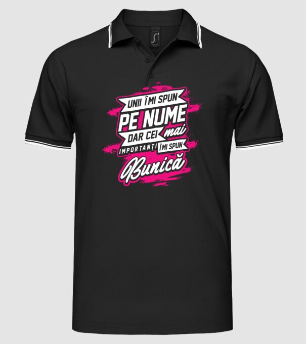 Unii îmi spun pe nume, dar cei mai importanți îmi spun bunică model negru pe tricou