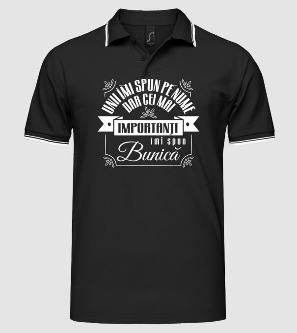Unii îmi spun pe nume, dar cei mai importanți îmi spun bunică model negru pe tricou