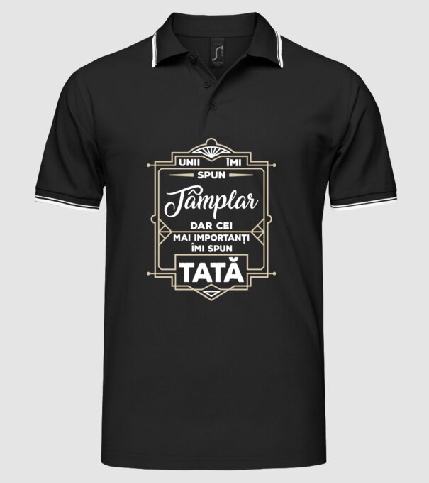 Unii îmi spun Tâmplar, dar cei mai importanți îmi spun tată model negru pe tricou