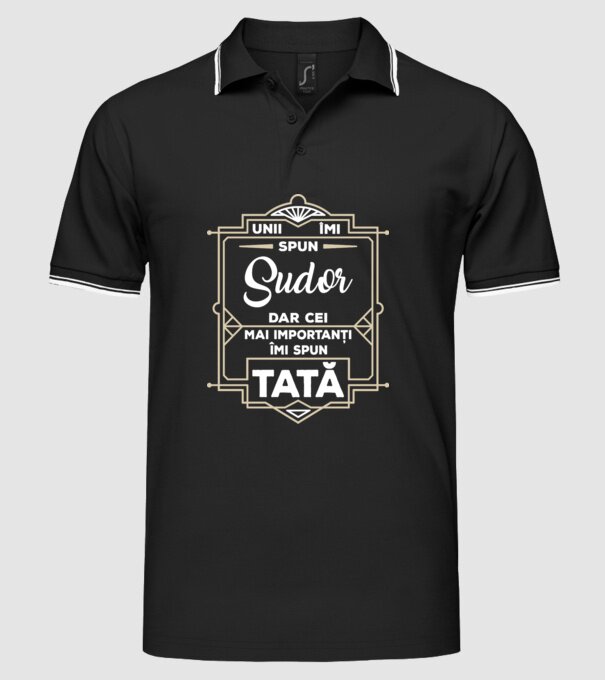 Unii îmi spun_Sudor model negru pe tricou