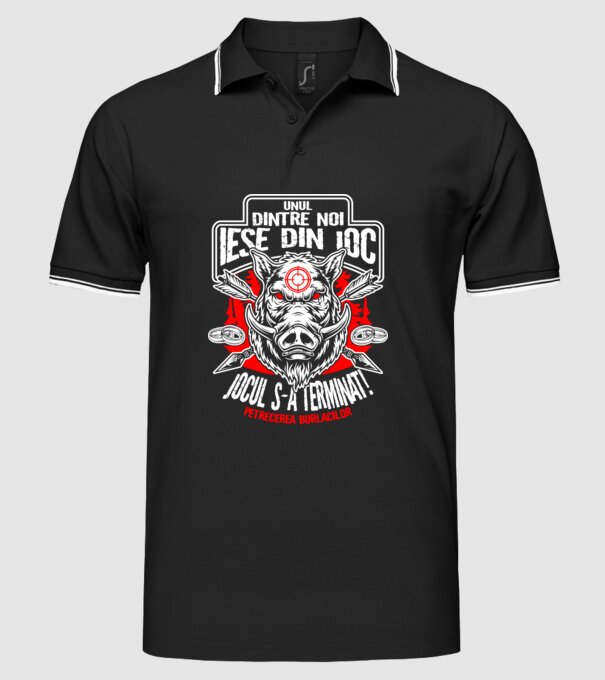 Unul dintre noi iese din joc - jocul s-a terminat - petrecerea burlacilor model negru pe tricou